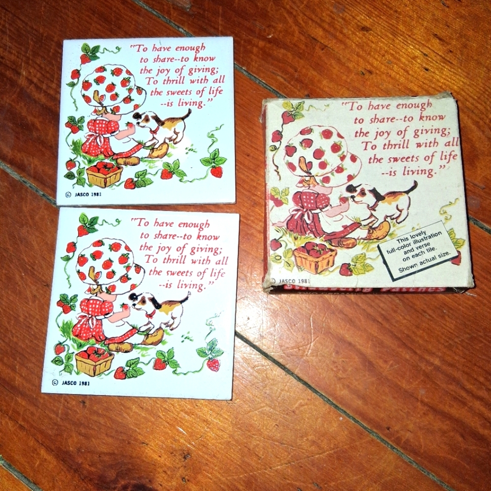 Jasco 1981 Decorative Coasters Set